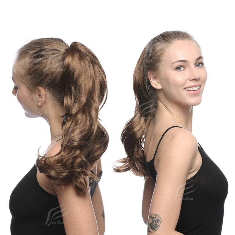 Women's Ponytail Extensions Short Curly High-Temperature Fiber 2