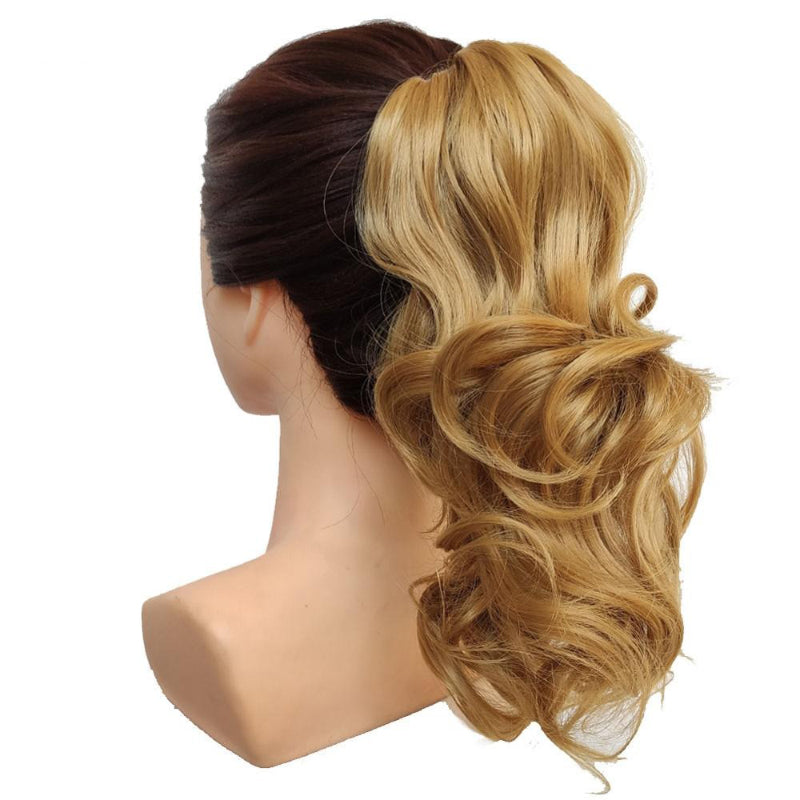 Women's Ponytail Extensions Short Curly High-Temperature Fiber 24