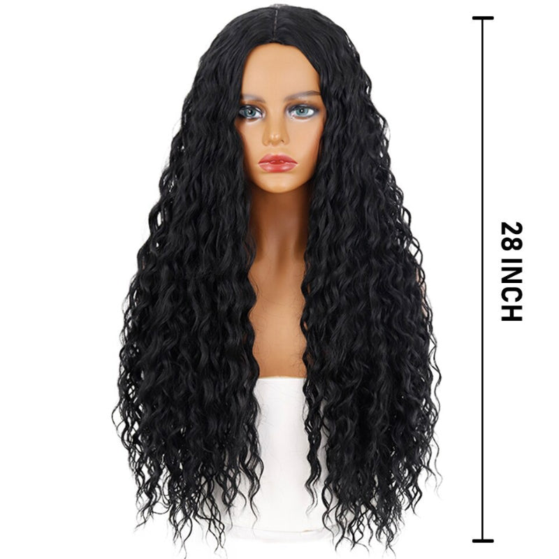Women's Short Wig Blonde Kinky Curly High-Temperature Fiber 9