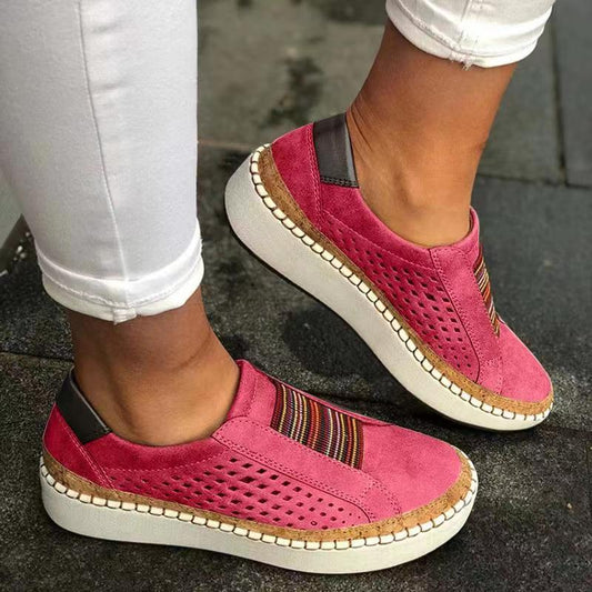 Women’s Slip-On Sneakers with Cushioned Sole – Breathable Casual Orthopedic Design 1