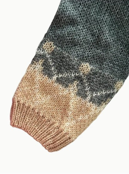 Women's Knit Sweater, Casual Round Neck, Relaxed Fit for Fall/Winter – Blue 9