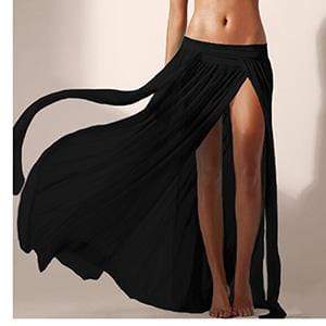 Variant image for Women's Beach Cover Up Skirt Green Polyester Boho Style-1