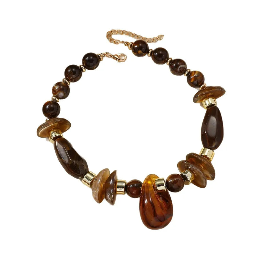 Unisex Geometric Necklace Cold Style Acrylic 5