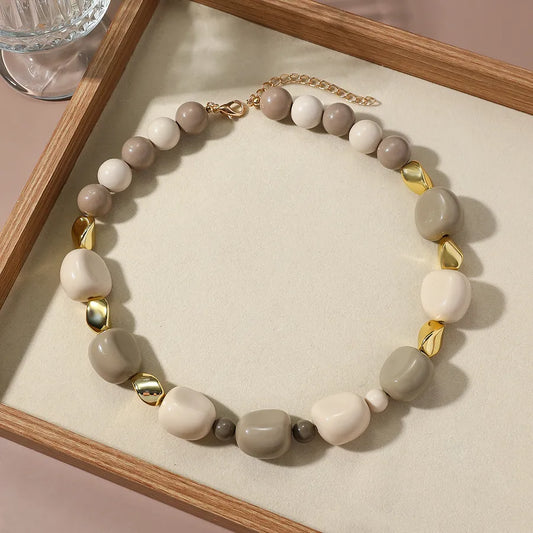 Women's Necklace Geometric Cold Style Acrylic 2