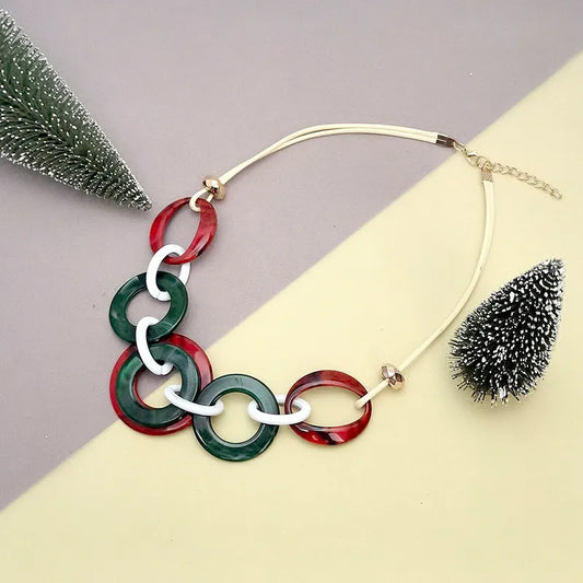 Women's Pendant Necklace Geometric Acrylic Fashion Jewelry 2