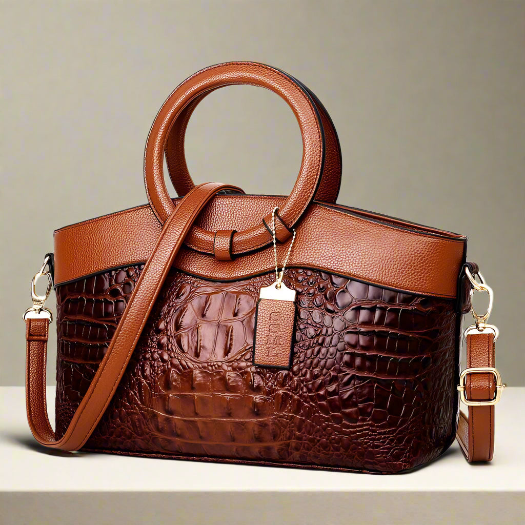 Variant image for Women's Handbag Black One Size Faux Leather Vintage Design-1