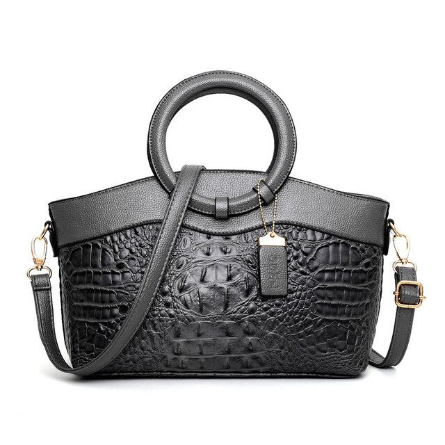 Variant image for Women's Handbag Black One Size Faux Leather Vintage Design-5