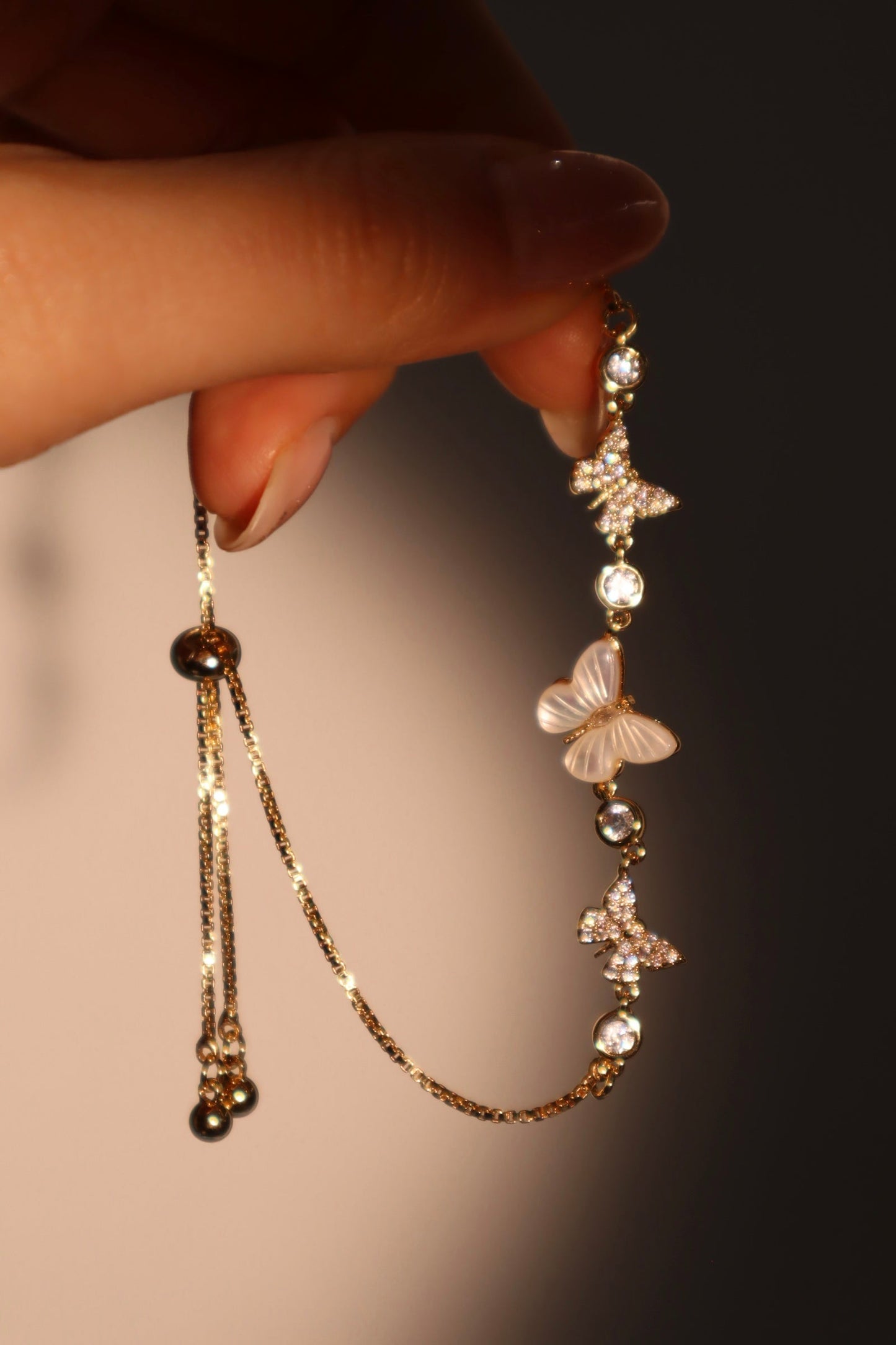 Unisex Bracelet Gold Plated Natural Shell Adjustable 10.6 in - 2