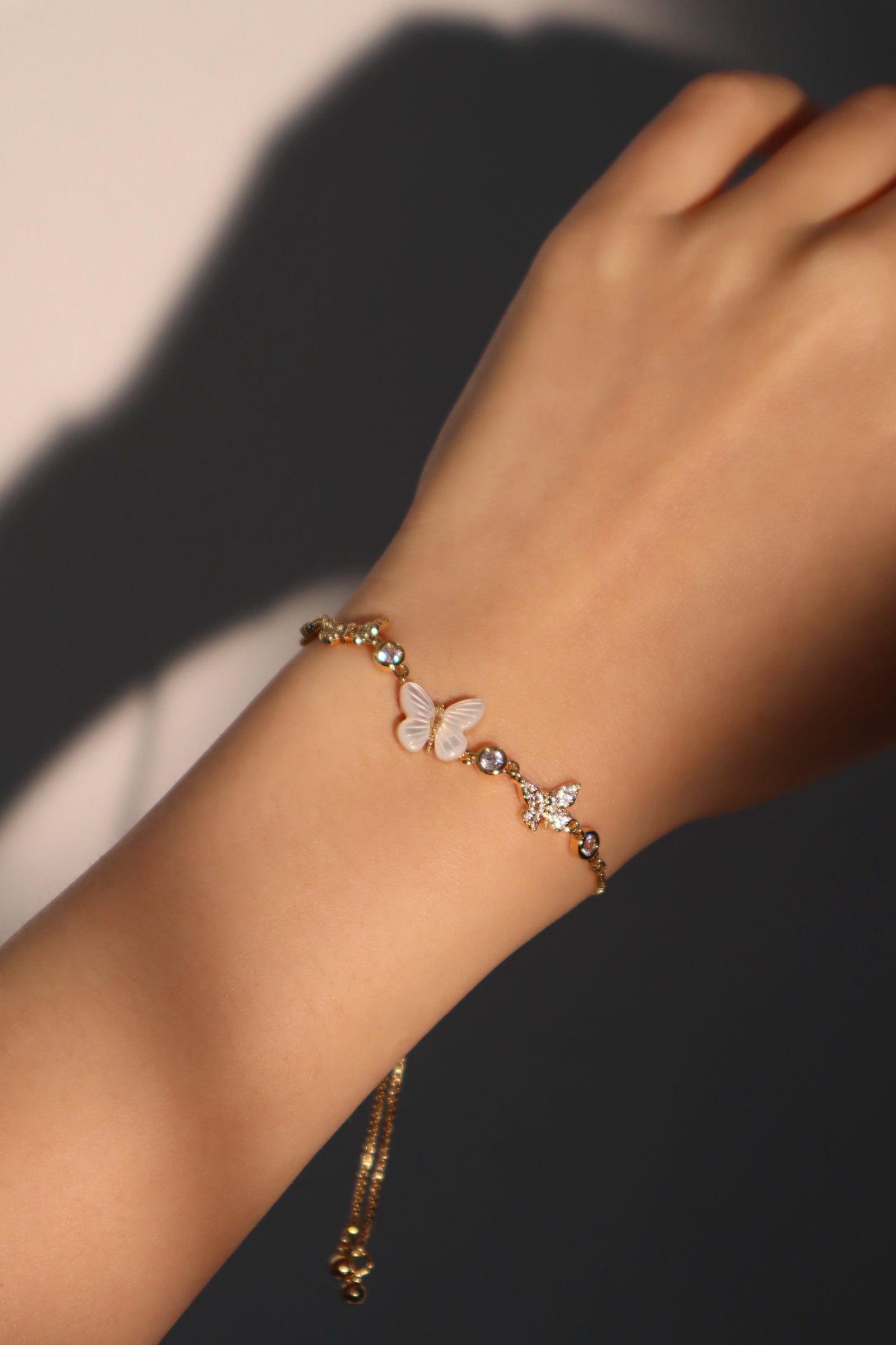 Unisex Bracelet Gold Plated Natural Shell Adjustable 10.6 in - 4