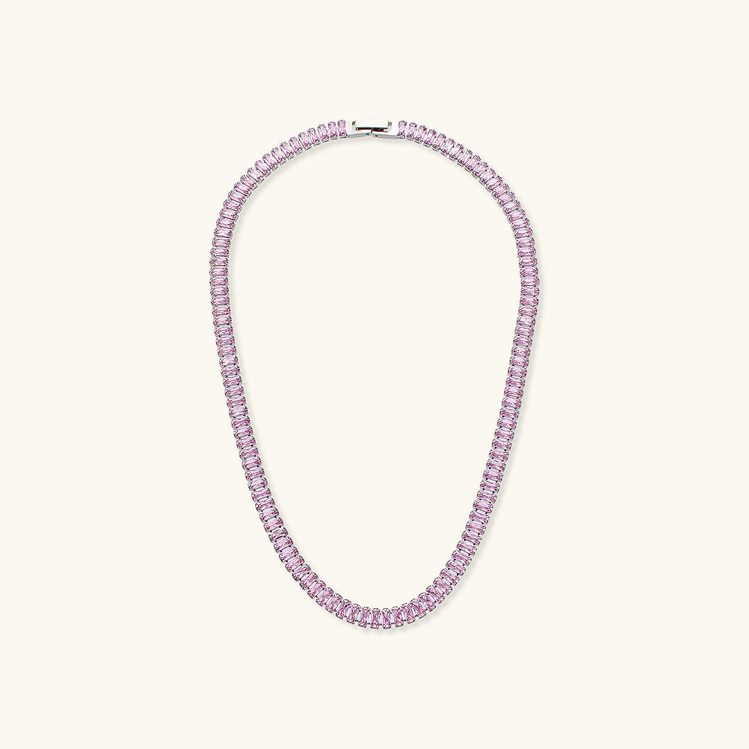 18K Gold Plated Zora Diamond Necklace with AAAAA Simulants – Hypoallergenic and Water Resistant 8