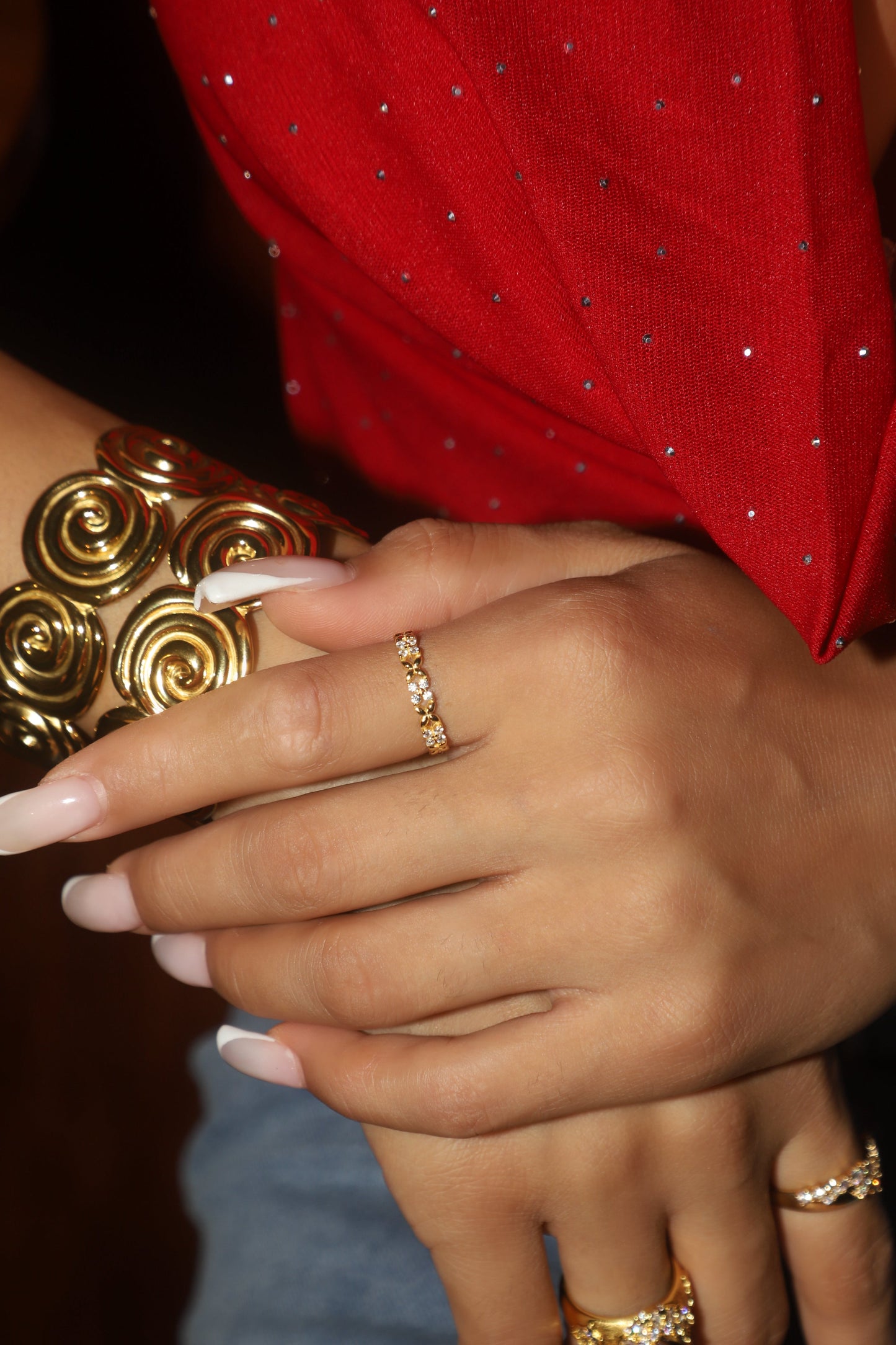 Unisex Bracelet Gold Stainless Steel Multi Conch - 6