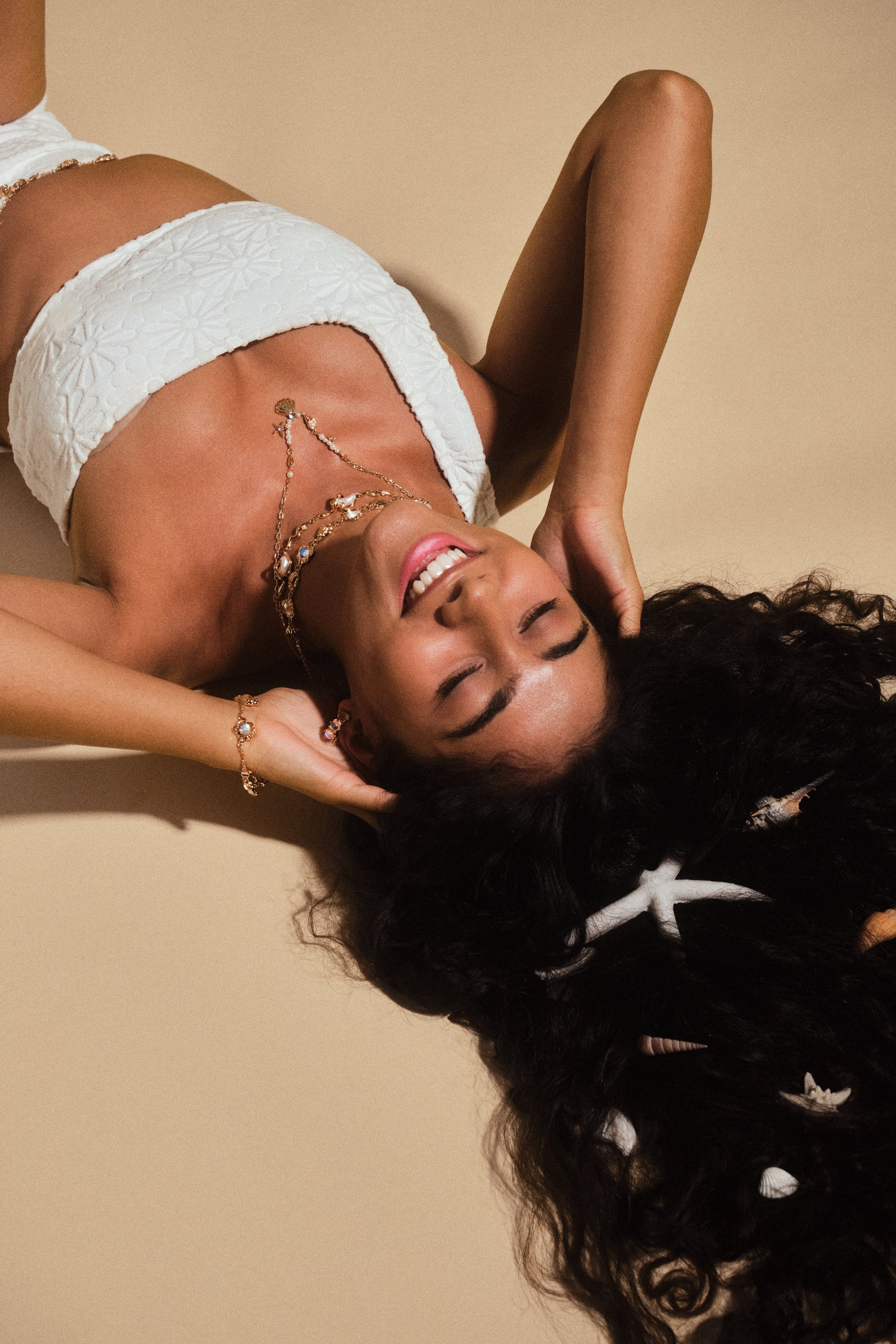 Men's Bracelet 18K Gold Plated Multi Moonstones - 3