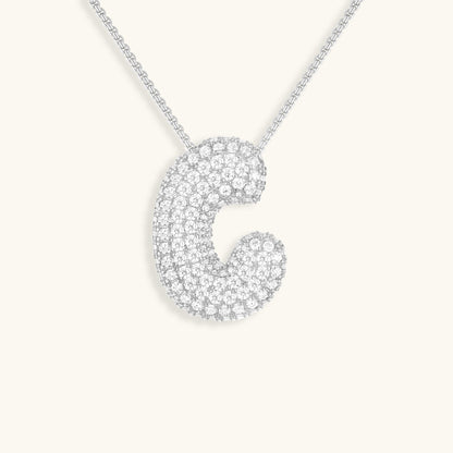 18k Gold Initial Diamond Necklace for Women – Personalized Customizable Pendant, Hypoallergenic and Waterproof 13