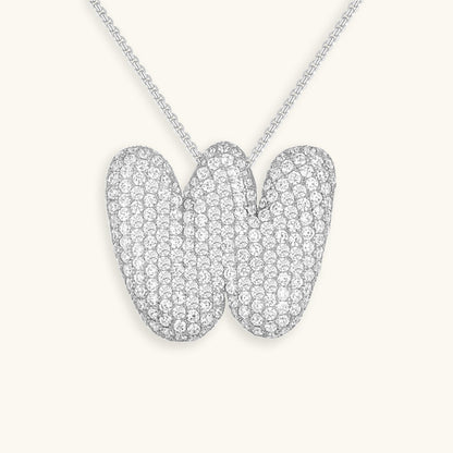 18k Gold Initial Diamond Necklace for Women – Personalized Customizable Pendant, Hypoallergenic and Waterproof 27