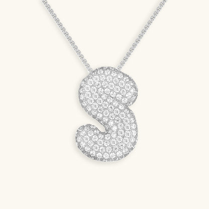 18k Gold Initial Diamond Necklace for Women – Personalized Customizable Pendant, Hypoallergenic and Waterproof 31