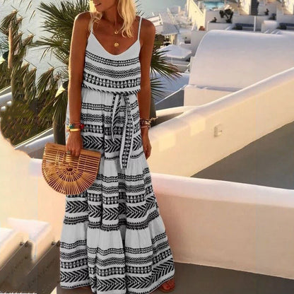 Variant image for Women's Maxi Dress Blue Cotton Blend-11