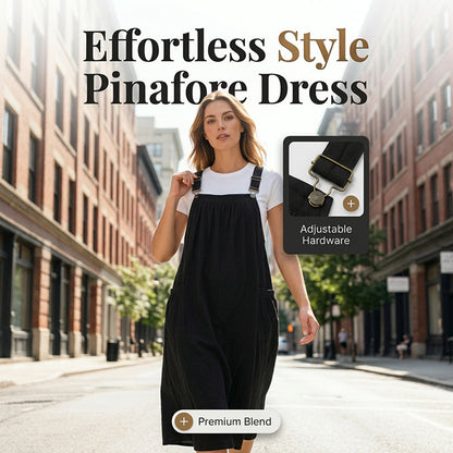 🎁2026 New Arrivals 50% OFF💥Loose Midi Overall Dress – Relaxed Fit, Breathable & Side Pockets – Everyday Casual ✨ 1