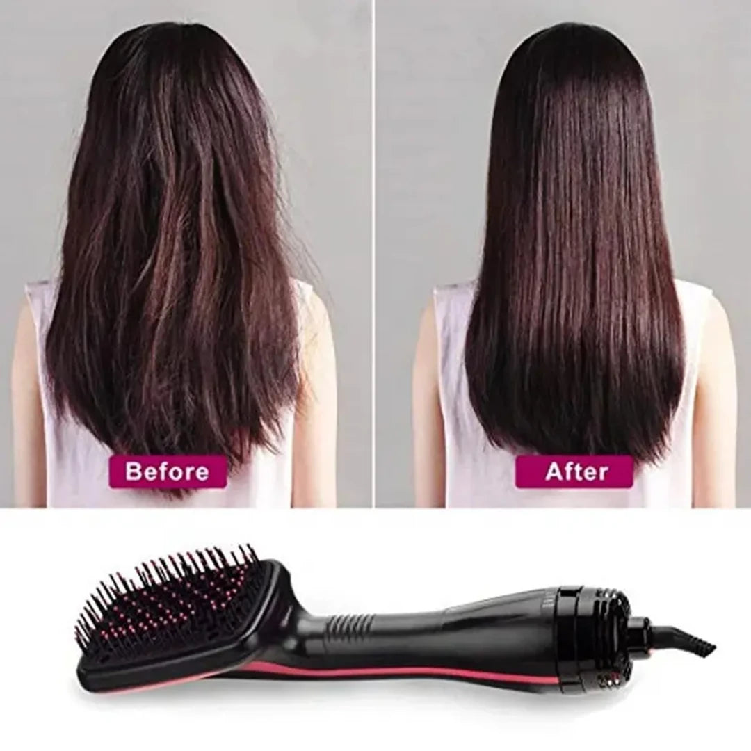 2 in 1 Hair Dryer Brush Black Negative Ion Technology for Blowouts and Styling - 2