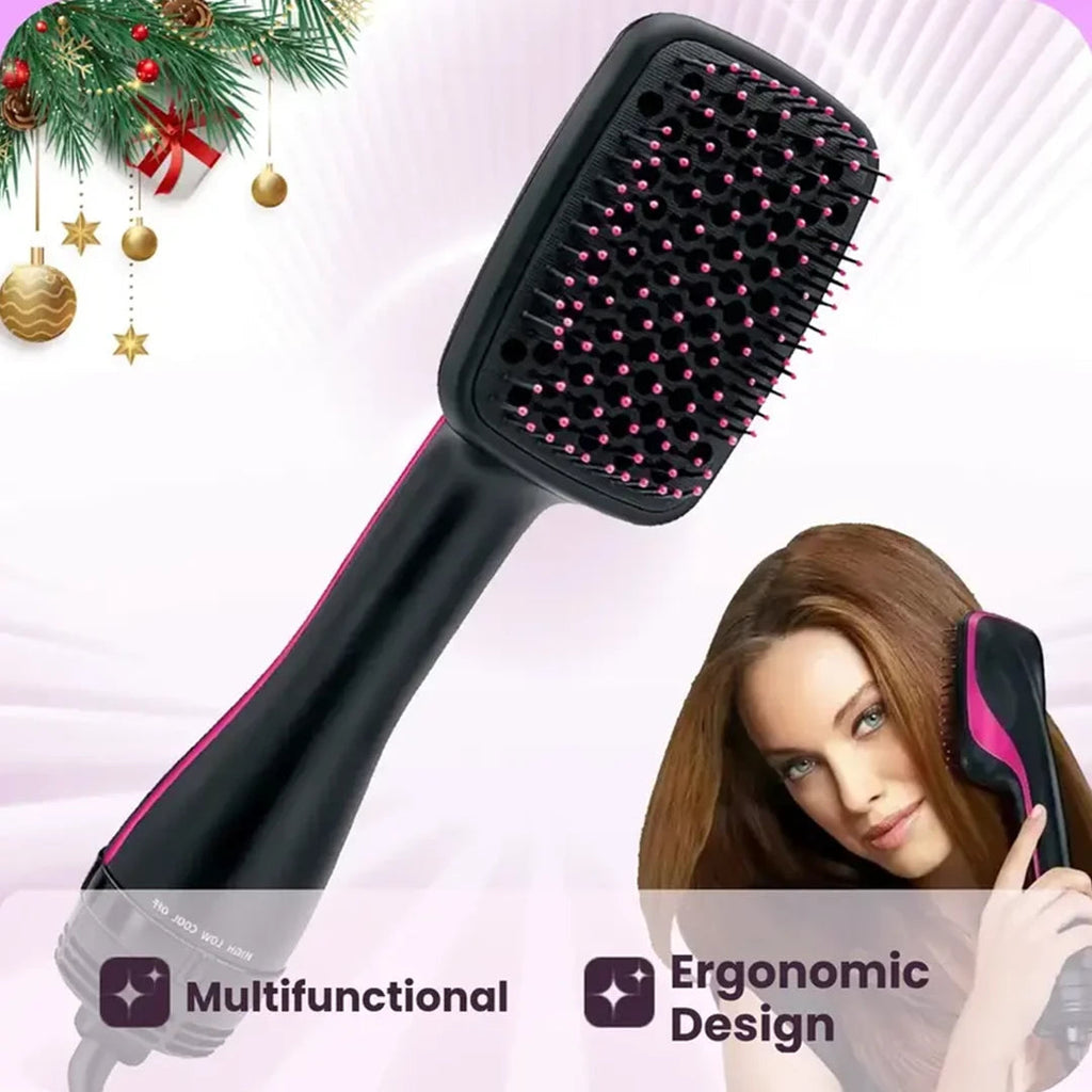 2 in 1 Hair Dryer Brush Black Negative Ion Technology for Blowouts and Styling - 3