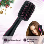 2 in 1 Hair Dryer Brush Black Negative Ion Technology for Blowouts and Styling - 3