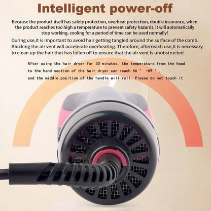 2 in 1 Hair Dryer Brush Black Negative Ion Technology for Blowouts and Styling - 4