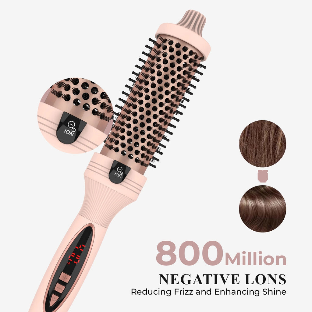 3-in-1 Hair Styling Tool Blow Dryer Thermal Brush Negative Ion Technology - 8