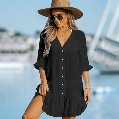 Rina Women's Beach Cover-up | Soft Lightweight Fabric - Image 5