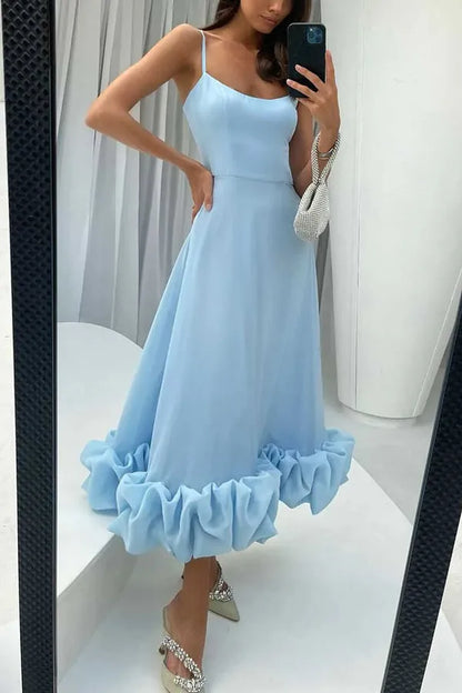 Variant image for Women's Summer Dress White Lightweight Polyester-13