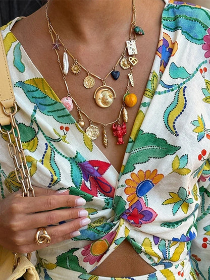 Women's Maxi Dress Floral Rayon Blend Bohemian Style-5