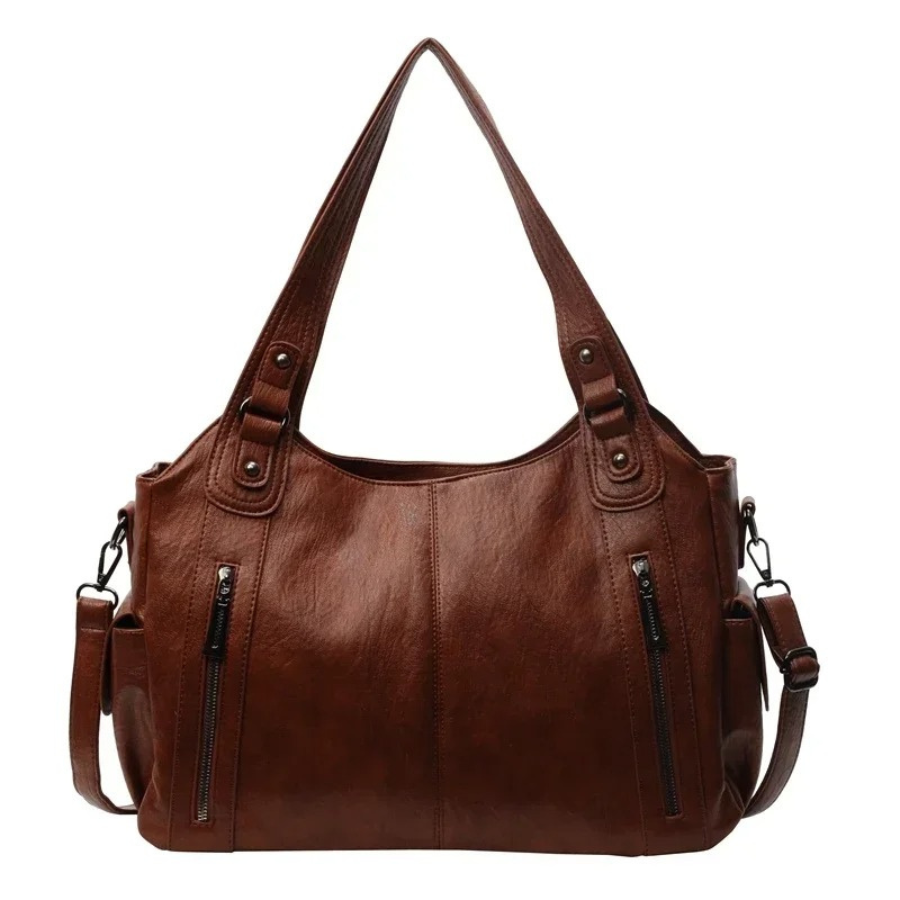 Women's Shoulder Bag Black Medium Faux Leather-1