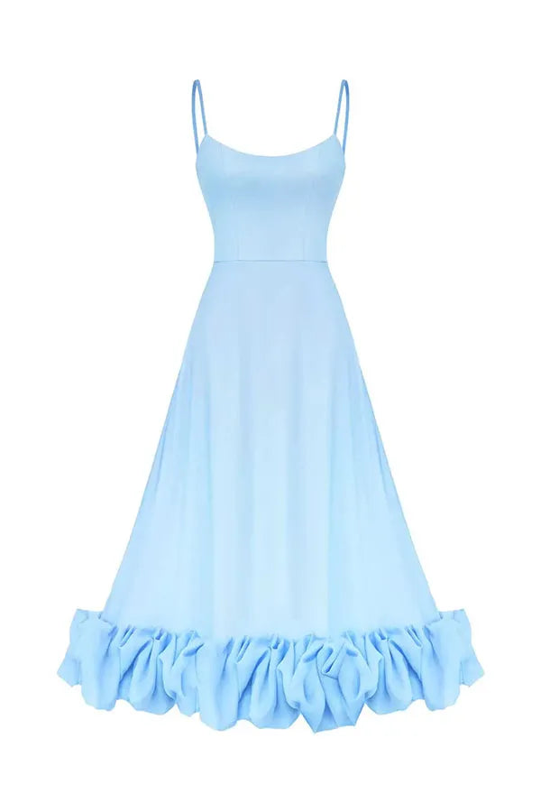 Women's Summer Dress White Lightweight Polyester-6