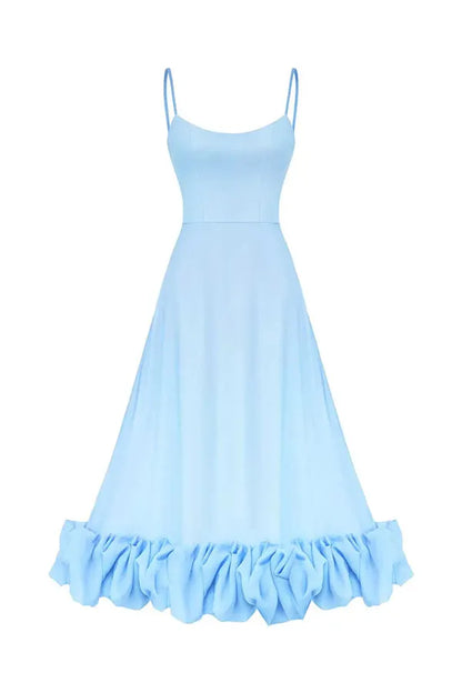 Women's Summer Dress White Lightweight Polyester-6