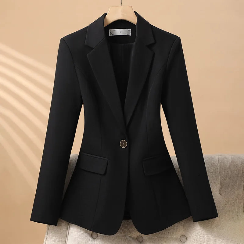 Women's Tailored Contoured Blazer – detail view | Hensley London
