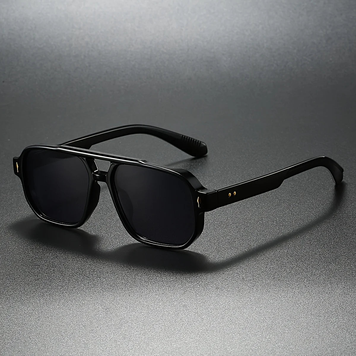 Women's Retro Acetate Square Sunglasses – alternate view | Hensley London
