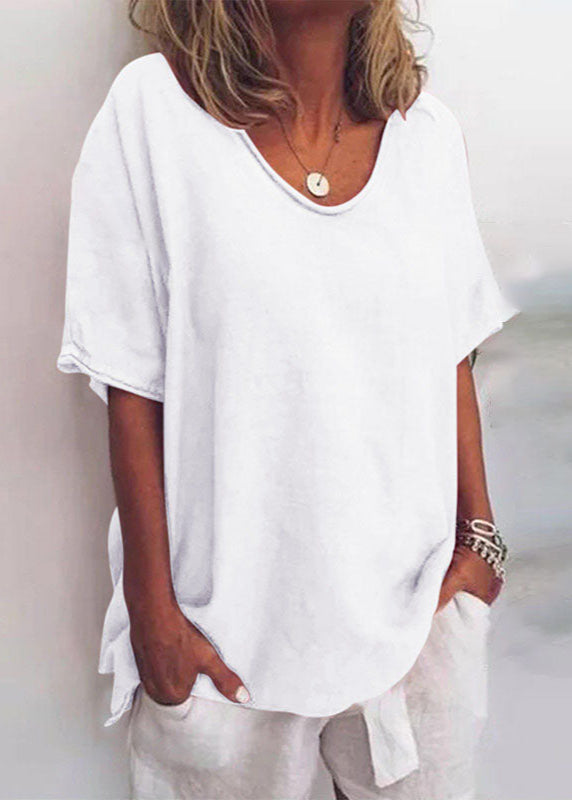 Women's Relaxed Loose-Fit Blouse – back view | Hensley London