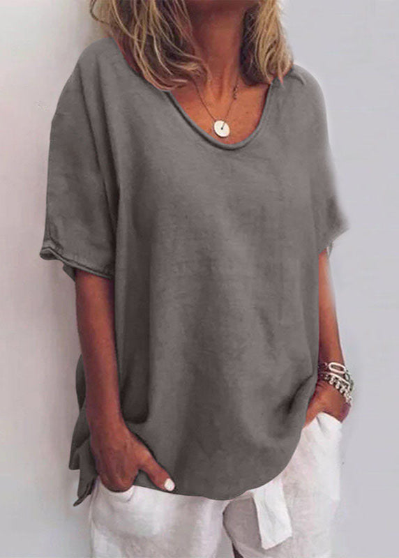 Women's Relaxed Loose-Fit Blouse – detail view | Hensley London