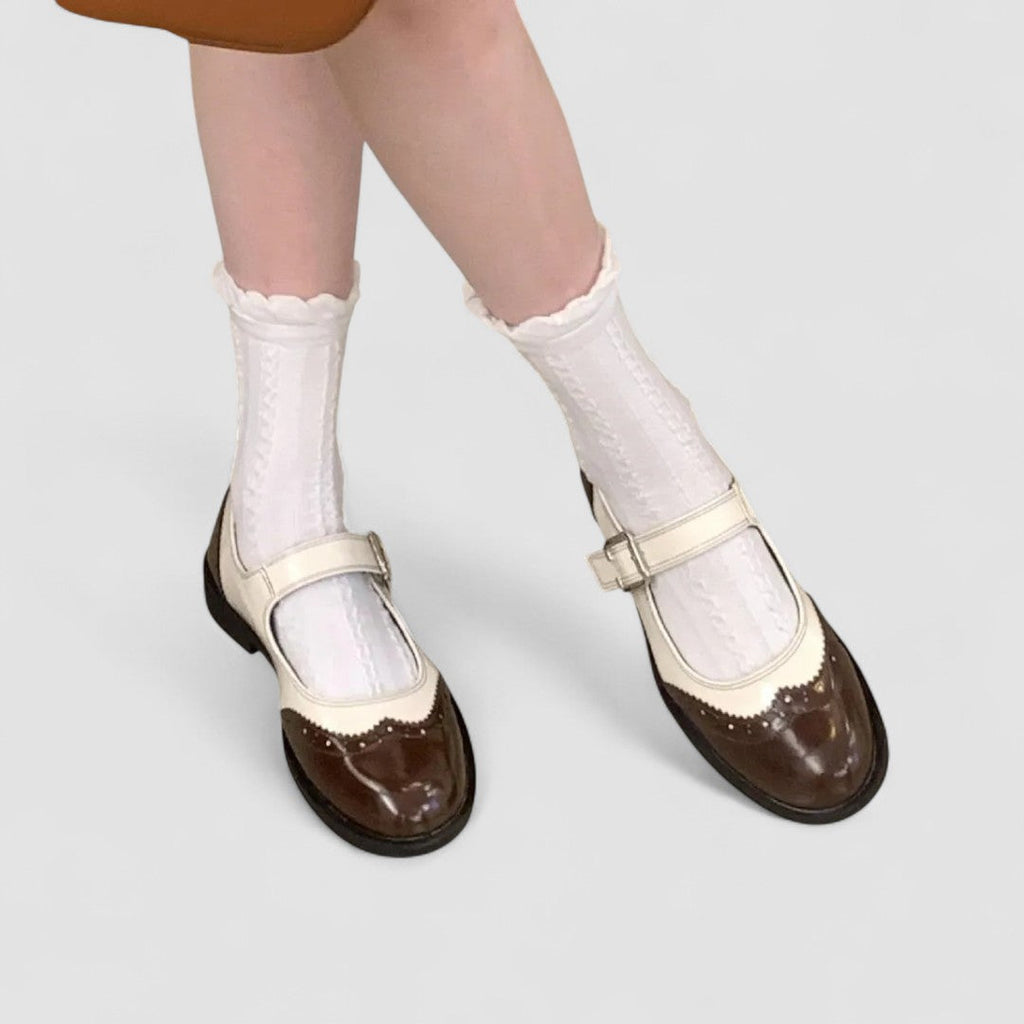 Women's Mary Jane Shoes Black Orthopaedic Synthetic with Cushioned Insole - 5