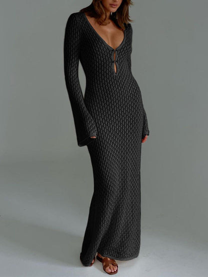 Variant image for Women's Maxi Dress Purple Size M Cotton Blend-4