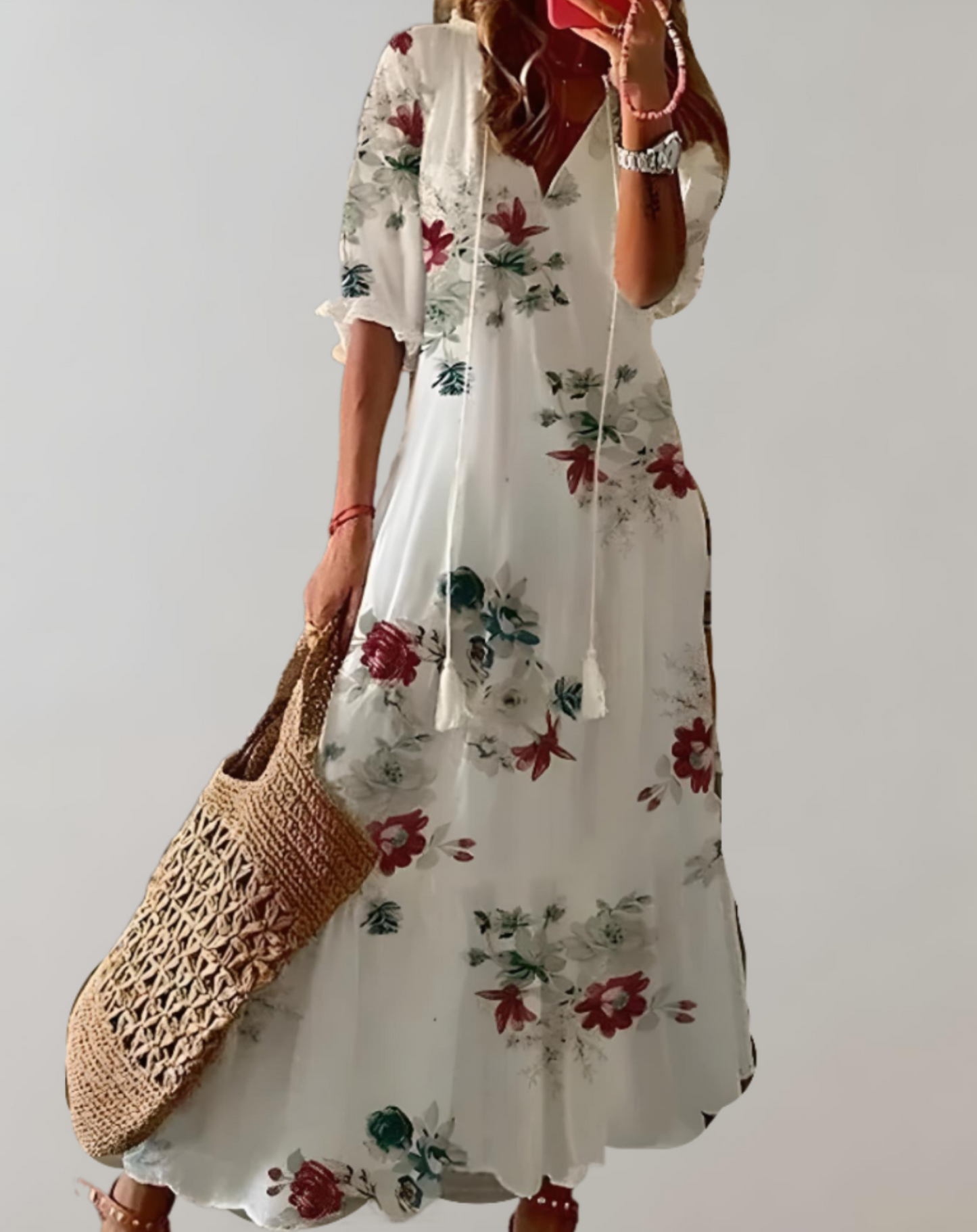 Variant image for Women's Maxi Dress Blue Polyester-37
