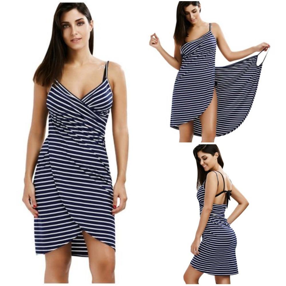 Bella Women's Beach Cover Up Dress | Lightweight Spandex, Backless Design - Image 2