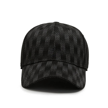 Women's Adjustable Cotton Baseball Cap – back view | Hensley London