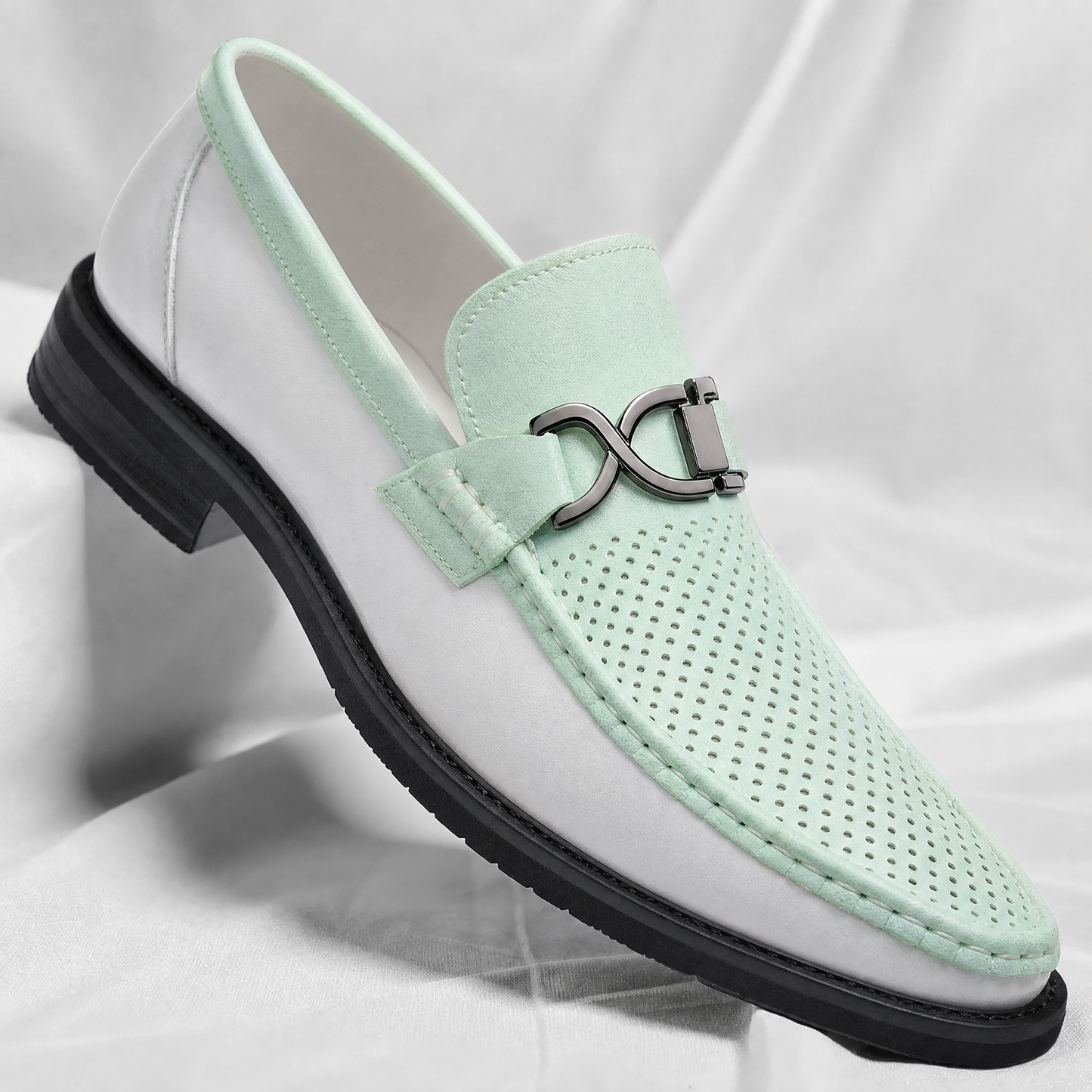 Men's Genuine Italian Leather Loafers – product view | Hensley London