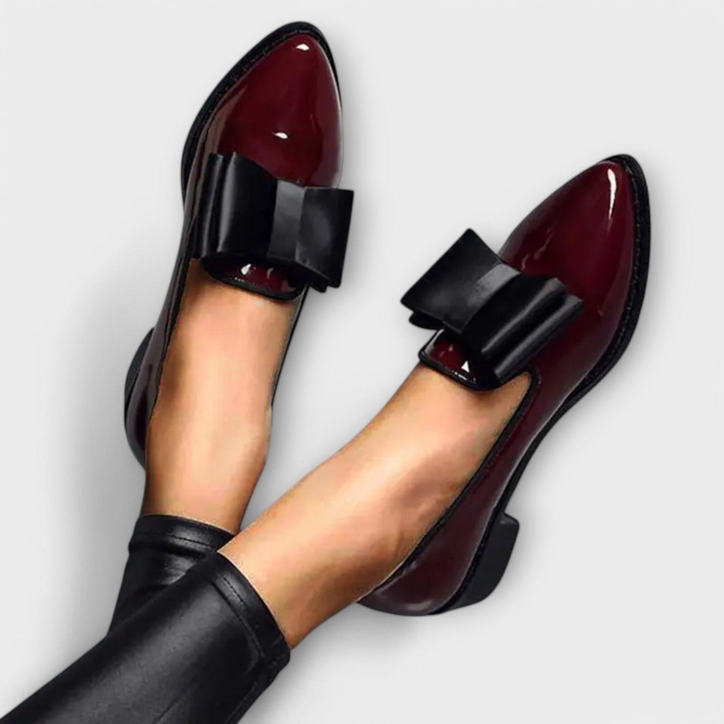 Women's Black Loafers Lightweight Comfortable Casual Shoes