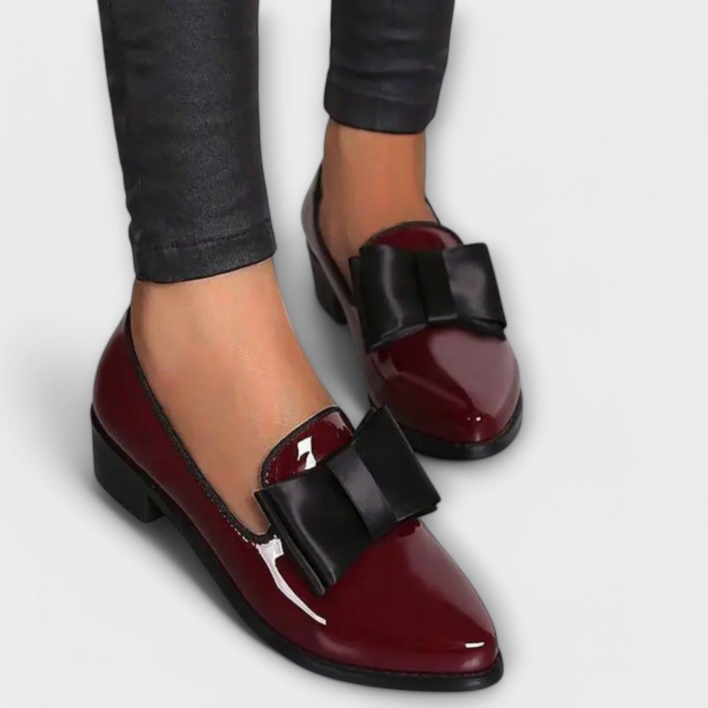 Women's Black Loafers Lightweight Comfortable Casual Shoes - Image 9