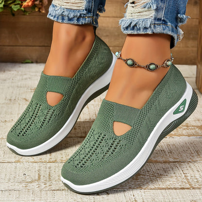 Women's Supportive Slip-On Shoes – front view | Hensley London