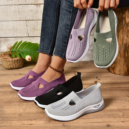Women's Supportive Slip-On Shoes – product view | Hensley London