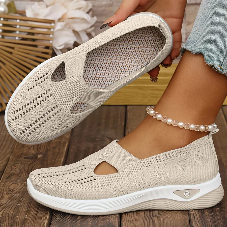 Women's Supportive Slip-On Shoes – product view | Hensley London