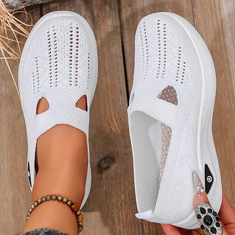 Women's Supportive Slip-On Shoes – product view | Hensley London