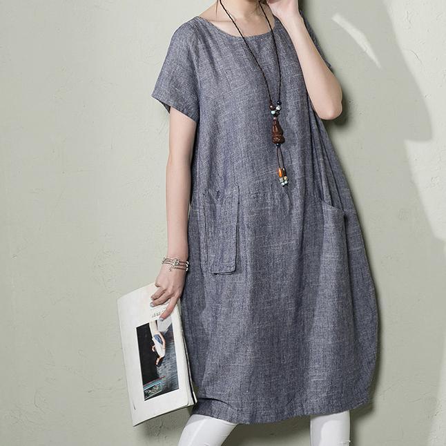 Bella Linen Dress | Breathable Summer Maxi, Plus Size Available