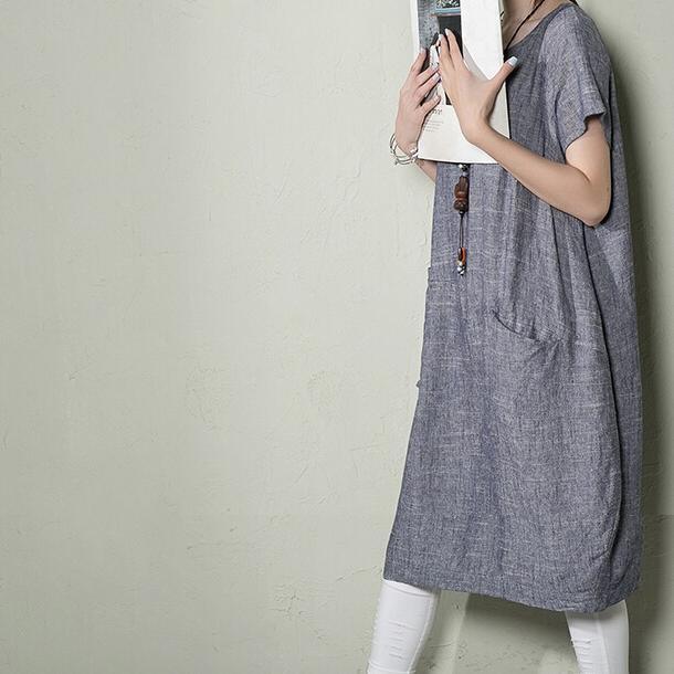 Bella Linen Dress | Breathable Summer Maxi, Plus Size Available - Image 2